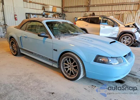 2002 Ford Mustang Gt из США, поврежденный, VIN 1FAFP45X72F164189